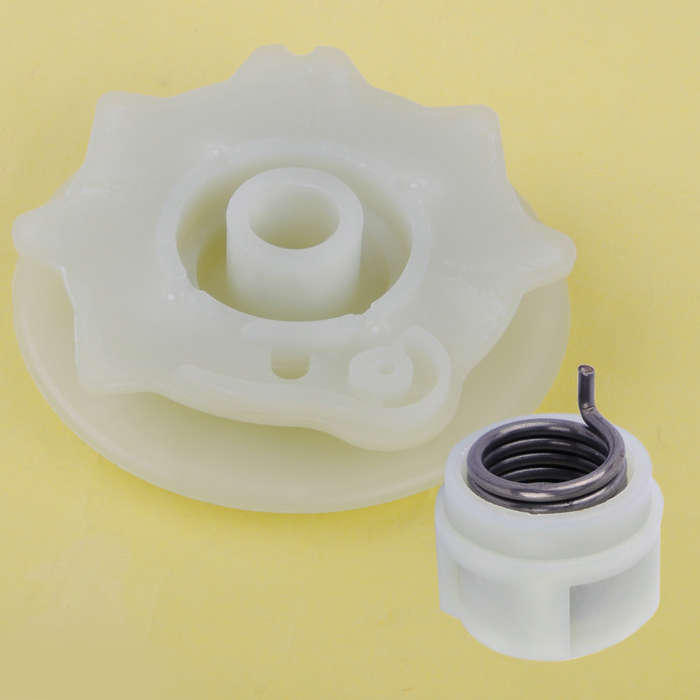 Recoil Starter Pulley & Spring & Hub Fit for Husqvarna Chainsaws 136 137 141 142