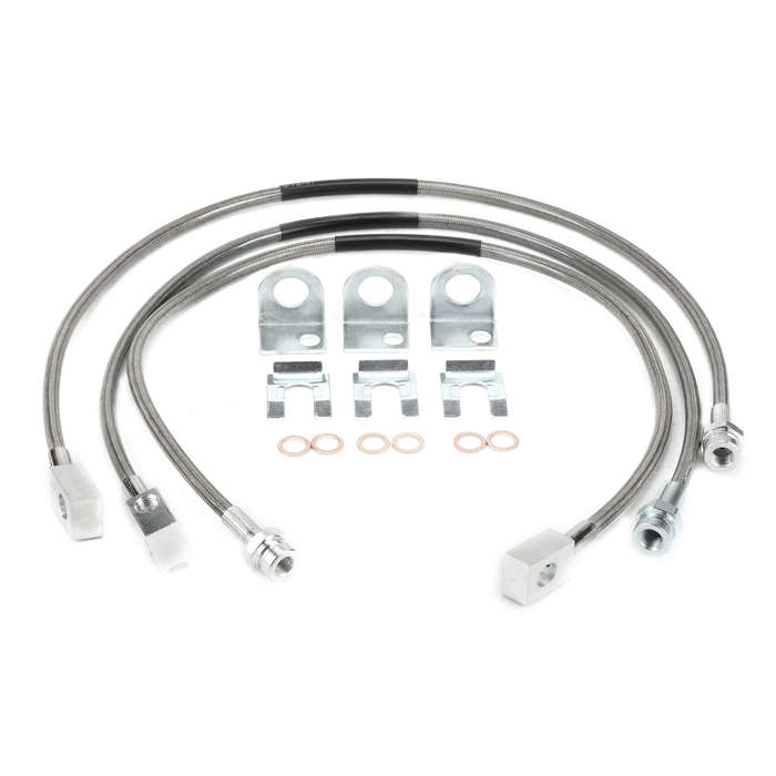 For Jeep Wrangler TJ YJ 1987-2006 & Cherokee XJ 1984-2001 Extended Brake Lines
