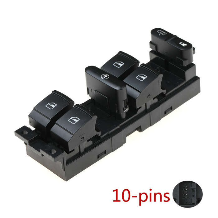 Window Switch Button For Passat B5 Bora Golf 4 MK4 Seat Leon Toledo 1J4959857D
