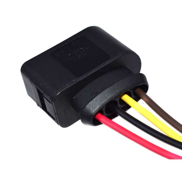 6PCS For Audi VW 4 Pin Ignition Coil Repair Connector Pigtail Wire Harness New