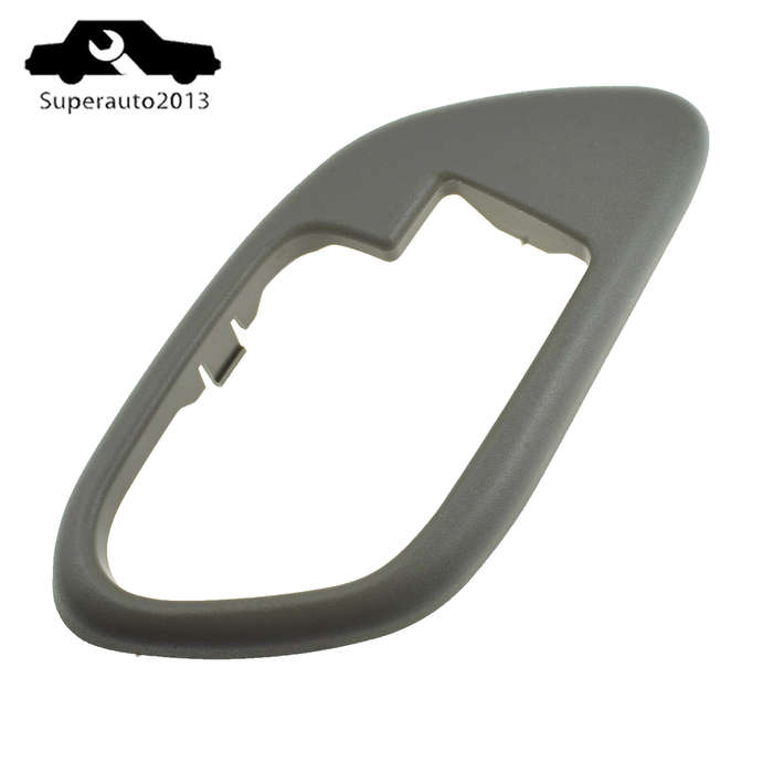 Left Inside Door Handle Bezel Gray For Chevy GMC Truck Tahoe Suburban 1995-1999