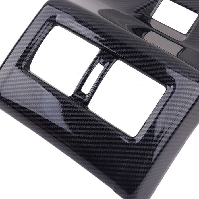Carbon Fiber Style Rear Air Vent Cover Trim Panel Fit For Toyota Camry 2018-2020