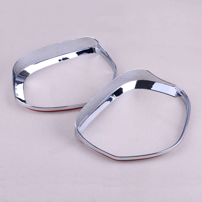2x Rearview Mirror Rain Visor Cover Rainproof Fit For Mitsubishi Outlander 16-18