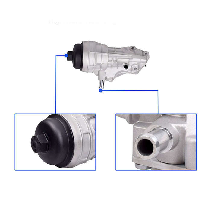 Aluminum Oil Filter Housing A2701800500 FIt For Mercedes-Benz CLA250 GLA250
