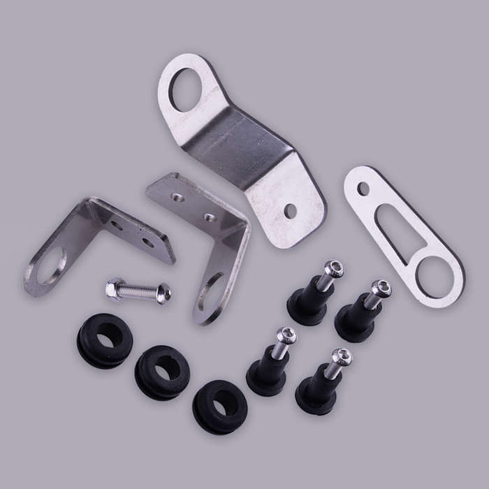 Bolt-On Radiator Bracket Kit Fit For Honda Civic EG EK DC2 92-00 K-Swap K-Series