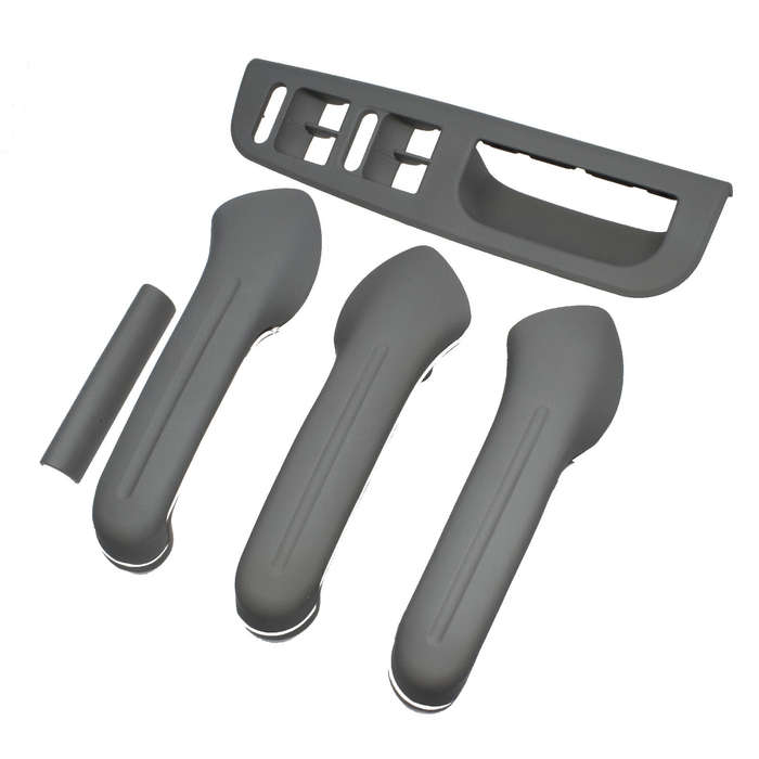 For VW Golf MK4 Gray Inner Door Grab Handle Cover Switch Bezel Trim New 5pcs