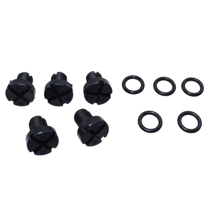 5PCS Radiator Overflow Coolant Bottle Expansion Tank Bleed Screw For BMW E30 E36