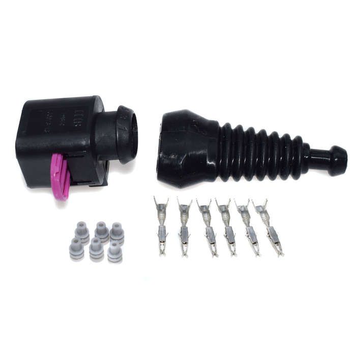 New 1J0973713 For VW PASSAT JETTA GTI AUDI 6 Pin Sealed Female JPT Connector Kit