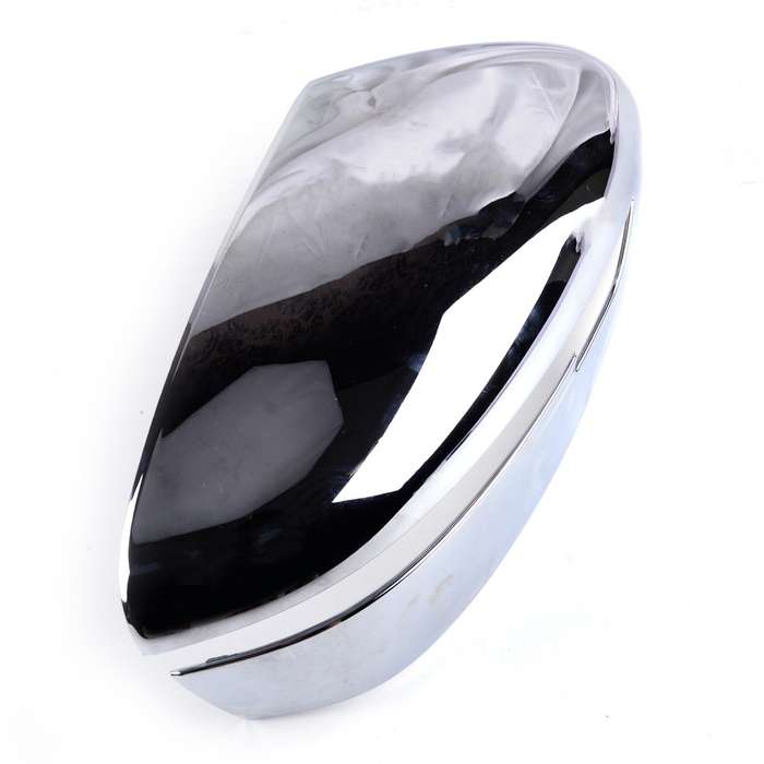 2x Chrome Rearview Mirror Cover Cap Overlay fit for Nissan Rogue X-trail 2014-17