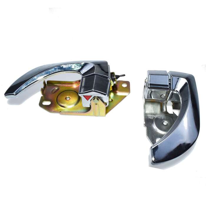 Rear Pair Inside Door Handles Chrome for Kia 03-09 Sorento 836103E011,836