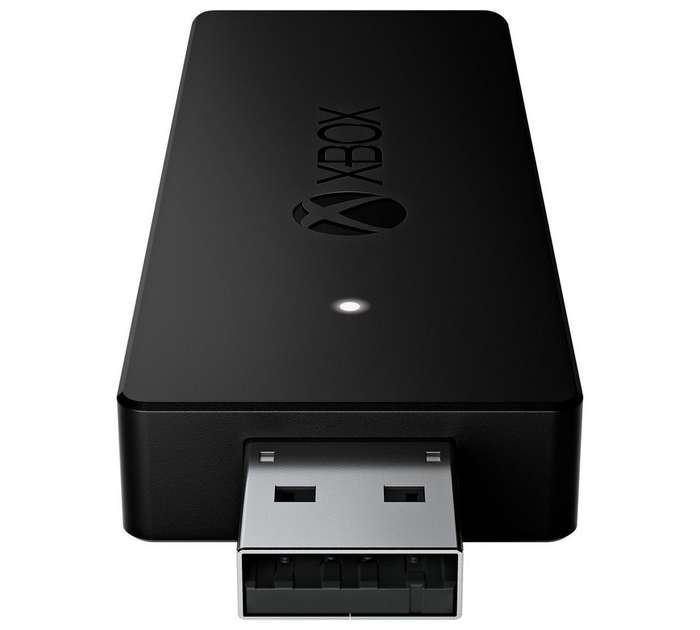 OFFICIAL MICROSOFT XBOX ONE - WIRELESS CONTROLLER ADAPTER WINDOWS 10 - NEW