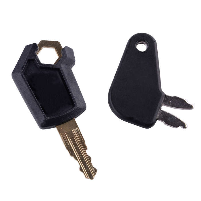 7pcs Heavy Equipment Keys fit for John Deere Cat Case Komatsu Bobcat Hitachi New