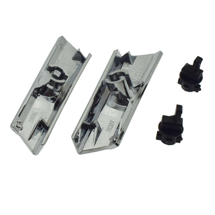 Headlight Washer Nozzle Cover Chrome LH RH and Clips fit 06-11 LEXUS GS300 GS350