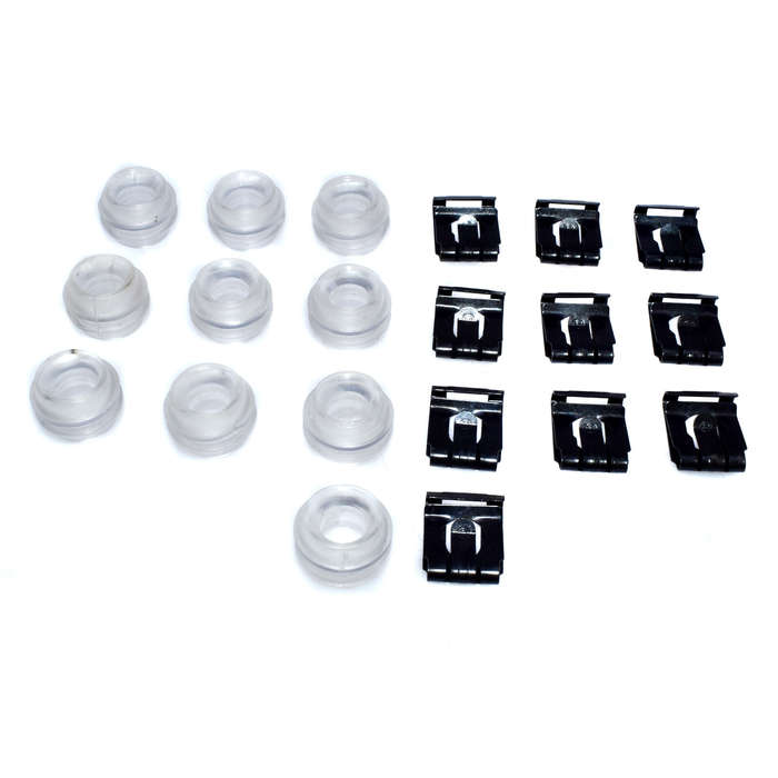 10 Sets For Mercedes Automatic Transmission Gear Shift Linkage Bushing w/ Clip