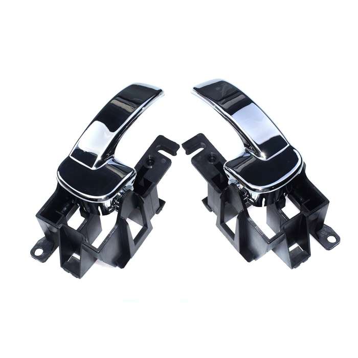 Pair Left & Right Side Interior Door Handle Chrome For Nissan Pathfinder 2005-09
