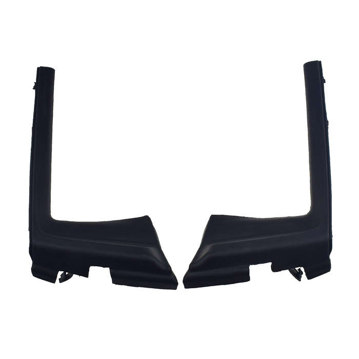2PCS Front Cowl Side Left & Right Side Fender Black For 2012-2014 Toyota Yaris