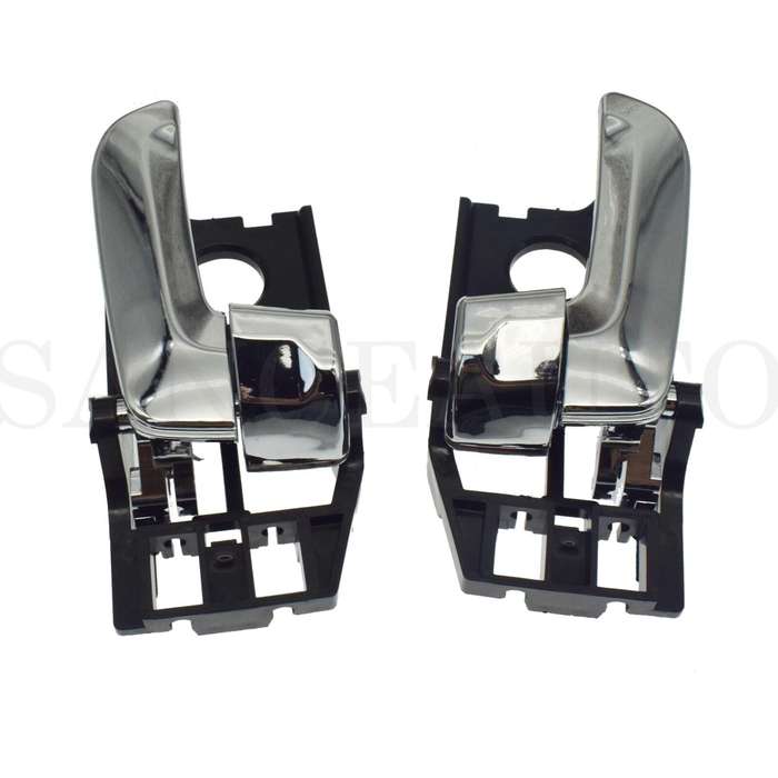 2pcs Inside Door Handles Chrome Left Right For Kia Sportage 2.0L 2.7L 2005-2010
