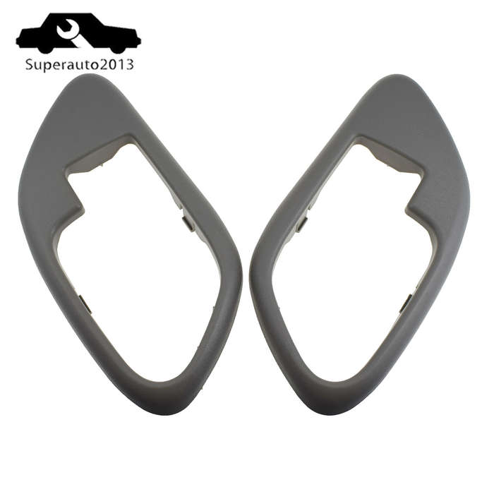 Left & Right Inside Door Handle Bezel For Chevy GMC Truck Tahoe Suburban 1995-99