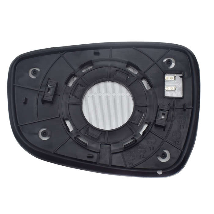 RH Exterior Side View Door Mirror Glass Power Heated for Hyundai Accent Elantra