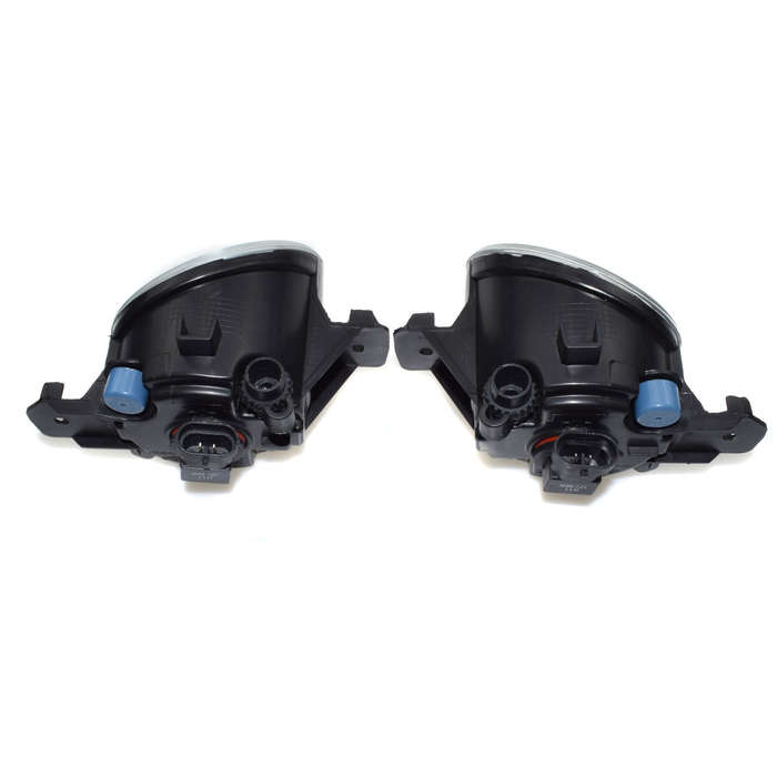 2pcs Clear Lens Fog Lights For 15-17 Nissan Versa w/ Bezel Wiring Switch Relay