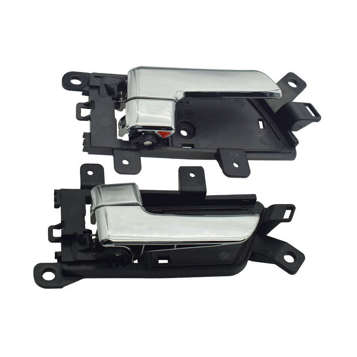 2PCS Left & Right Side Interior Door Handle Chrome For 2009-2011 Kia Borrego New