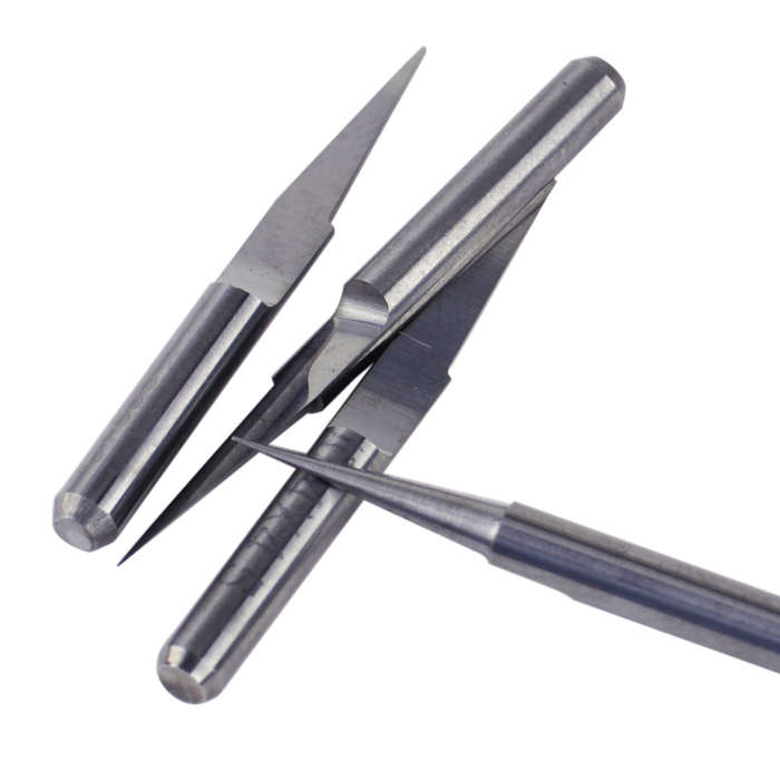 10pcs V-Shape PCB Engraving Bit CNC Router Tool Tungsten Steel 10 Degree 0.1mm