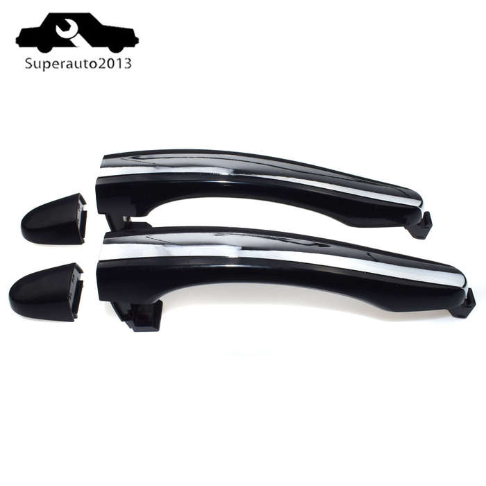 2X Outside Rear Left & Right Side Door Handle Chrome For Hyundai Azera 2006-2011