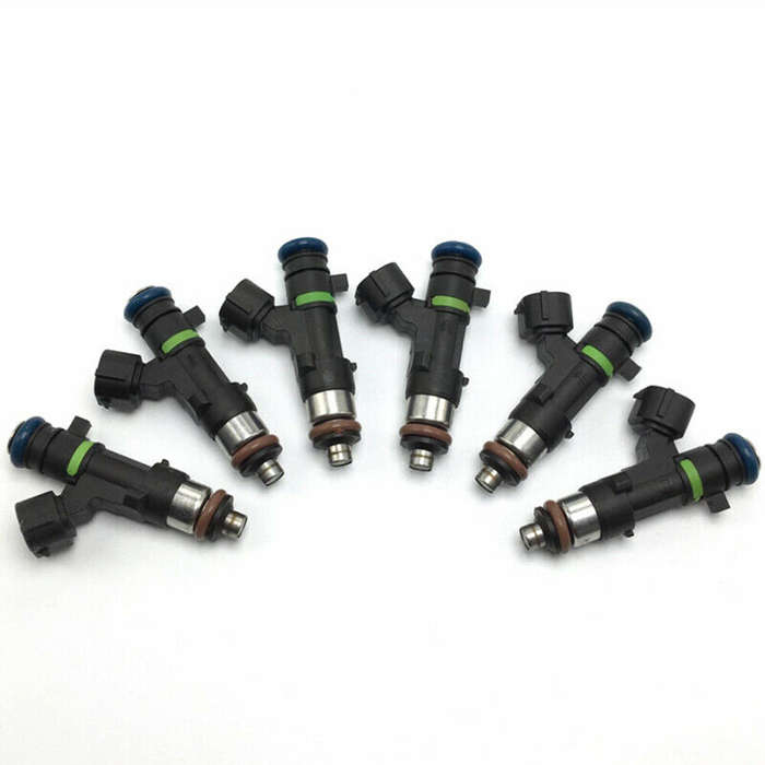 6Pcs Fuel Injector Set 16600-7Y000 0280158005 16600-7Y00A For Nissan 3.5L