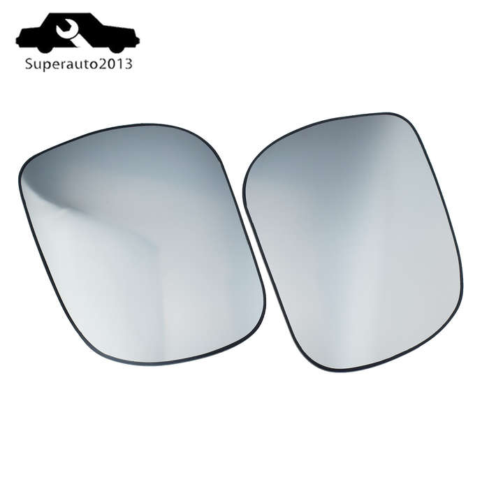 Pair Left & Right Side Mirror Glass Heated w/ Backing For Toyota RAV4 2006-11
