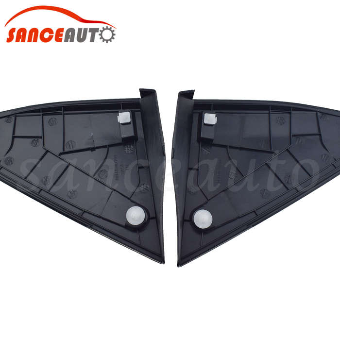 Front Pair Rearview Mirror Triangle Trim For Toyota Yaris 2011 2012 2013 2014