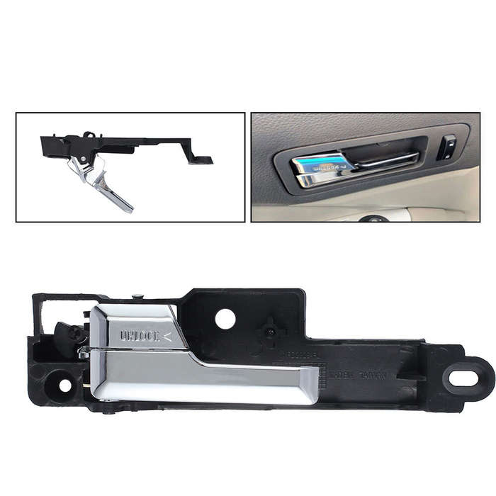 For Ford Fusion 2006-2012 Front Inner Inside Door Handle Chrome Left Driver Side