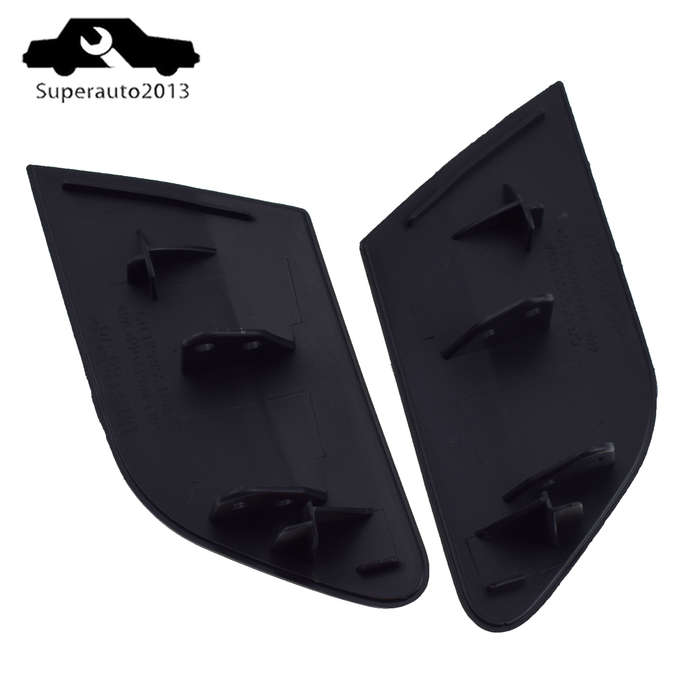 Pair Left & Right Side Bumper Headlight Washer Nozzle Cap For 2005-2010 VW Jetta