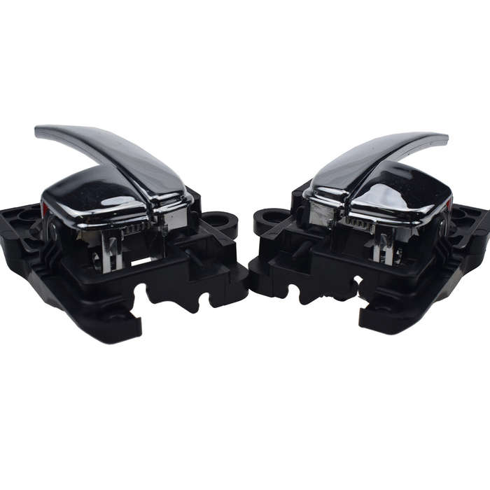 2pcs Left Right Interior Door Handle For 2007-2010 Hyundai Elantra Sedan Chrome