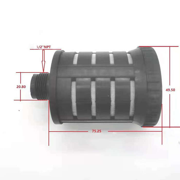 1PC New Replacement Diaphragm Pump Muffler Fits for Wilden 02-3510-99