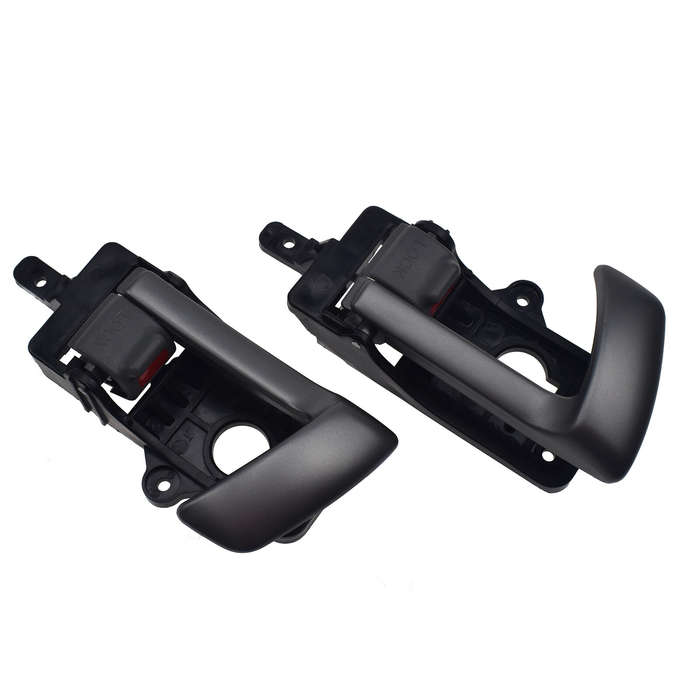 Grey Pair Inside Interior Door Handle Left Right For Hyundai Santa Fe 2007-2012