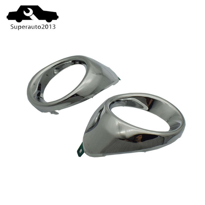 2X Front Left & Right Bumper Fog Light Lamp Trim For 2013-15 Lexus ES350 ES300h