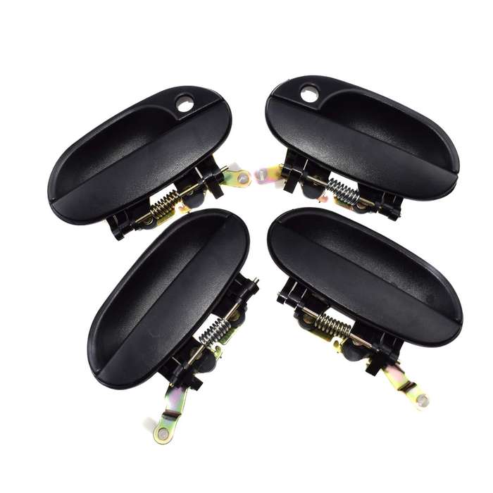 4X Front Rear Left Right Outside Door Handle Black For Hyundai Accent 95-99 New
