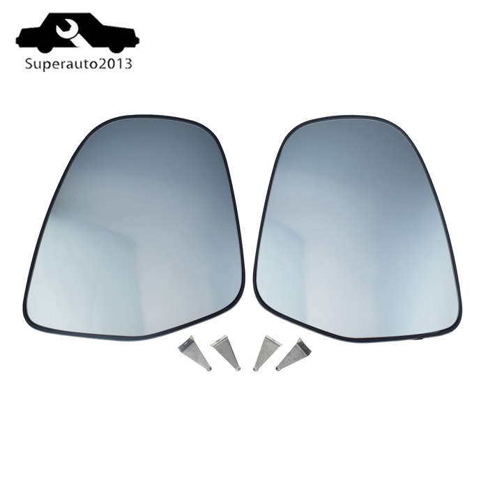 2X Left & Right Side Rearview Side Mirror Glass Heated For Suzuki Vitara S-cross