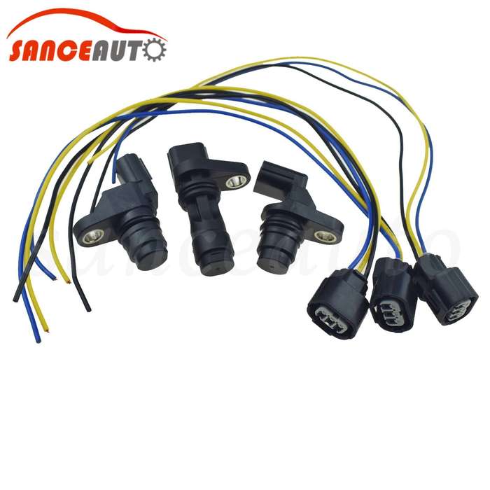 3 Camshaft/Crankshaft Position Sensors & 3 CONNECTORS For Honda CR-V 2007-2009