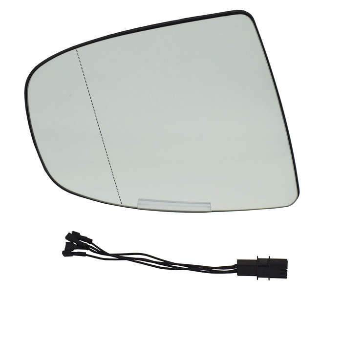 Right Side Rearview W/ Wiring Mirror Glass Heated For BMW X5 E70 X6 E71 E72 New