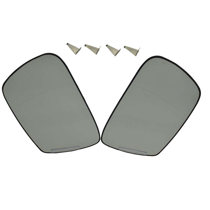 Pair Left & Right Side Mirror Glass Heated For Jeep Grand Cherokee 2005-2010 New