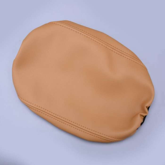 Leather Center Console Armrest Cover Brown Fit For Mitsubishi Outlander 2022-25