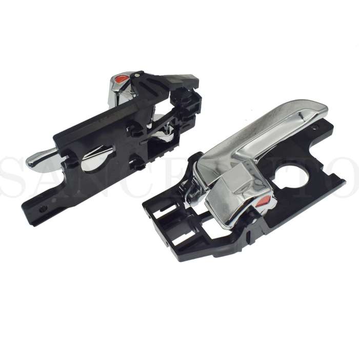 2pcs Inside Door Handles Chrome Left Right For Kia Sportage 2.0L 2.7L 2005-2010