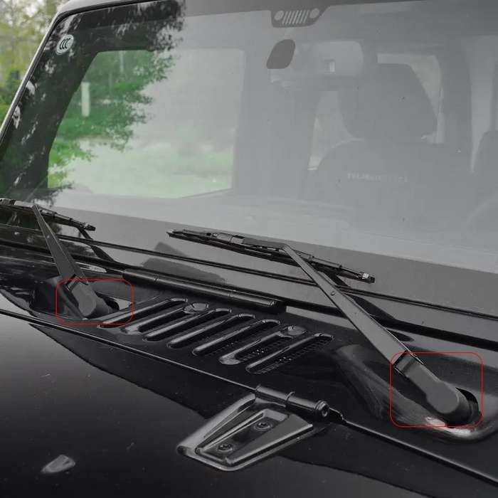 Front Windshield Wiper Arm Cover # 68002391AA Fit For 2007-18 Jeep JK Wrangler