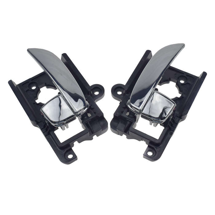 2pcs Left Right Interior Door Handle For 2007-2010 Hyundai Elantra Sedan Chrome