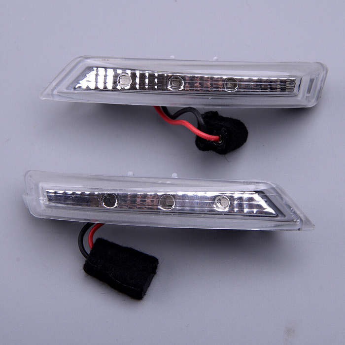 Mirror LED Turn Signal Light Pair Side fit For Chrysler 08-16 Town & Country.