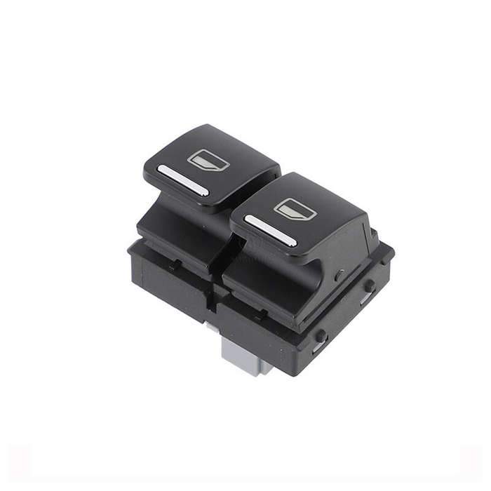 Black Aluminum Driver Side Window Switch 5C5959857A Fit for VW Volkswagen Beetle