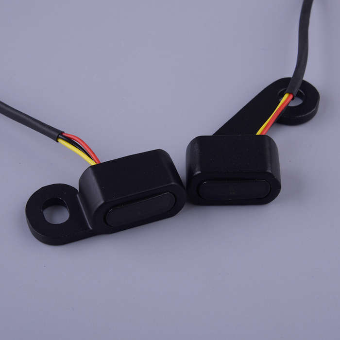 1Pair Mini Motorcycle Amber LED Turn Signal Blinker Light Indicator Lamp 12V Hot