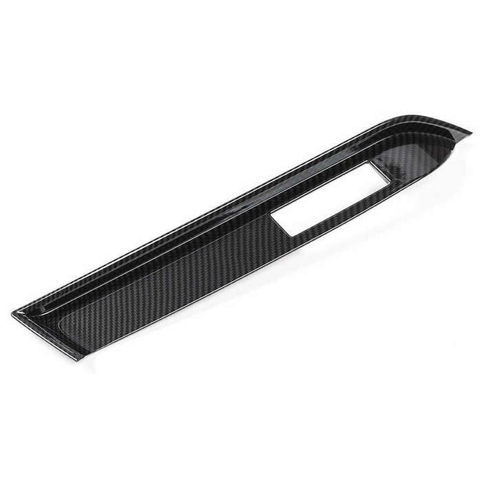 Carbon Fiber Grain Co-pilot Dashboard Cover Fit For Ford Mustang 2015-2019