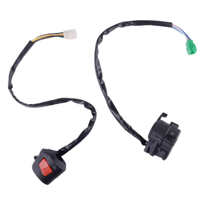 2x 7/8"Motorcycle Handlebar Horn Button Turn Signal Switch Control Headlight az